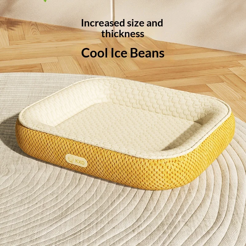 Top New Ice Beads Cooling Dog Cat Bed, Car Vehicle Travel Mat, All-Season Summer Cool Lounge, Non-Slip Washable Pet Pad
Top New Ice Beads Cooling Dog Cat Bed, Car Vehicle Travel Mat, All-Season Summer Cool Lounge, Non-Slip Washable Pet Pad