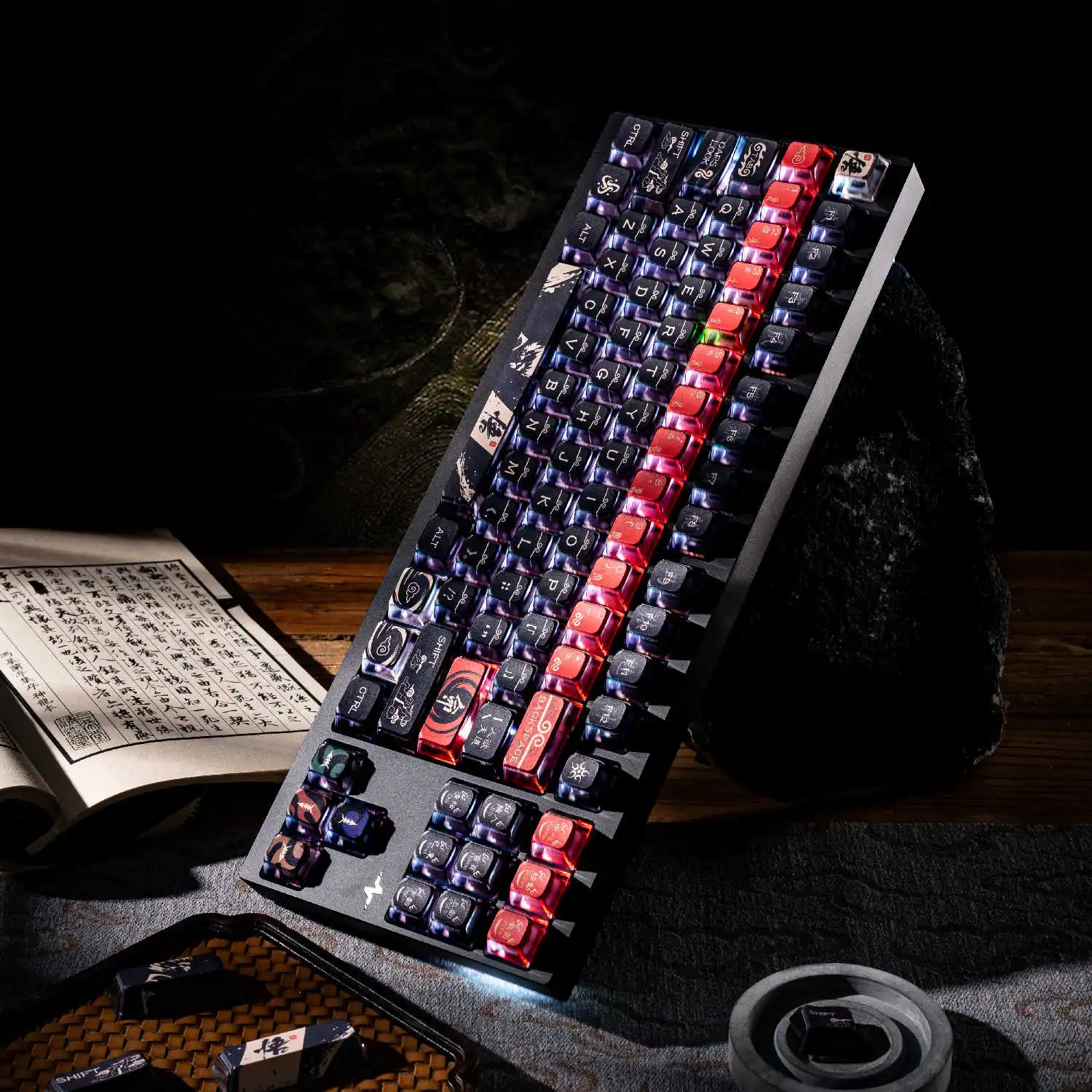 Anime Themed Wukong Three-sided light-transmitting Keycap 146 Keys PBT Material Thermal sublimation Mechanical Keyboard Keycaps
Anime Themed Wukong Three-sided light-transmitting Keycap 146 Keys PBT Material Thermal sublimation Mechanical Keyboard Keycaps