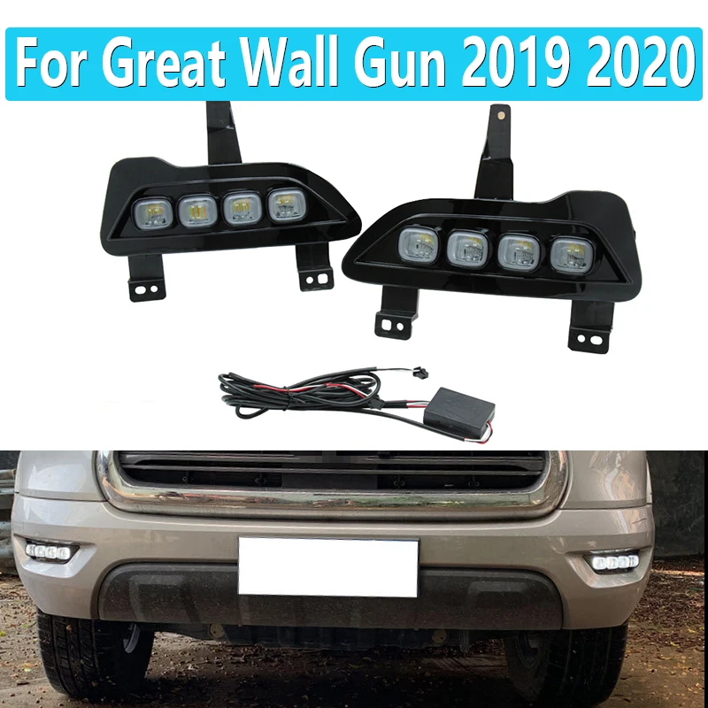1 Pair 12V LED Day Driving Lights For Great Wall Gun 2019 2020 Car Daytime Running Lights With Turn Signal Yellow Style
1 Pair 12V LED Day Driving Lights For Great Wall Gun 2019 2020 Car Daytime Running Lights With Turn Signal Yellow Style