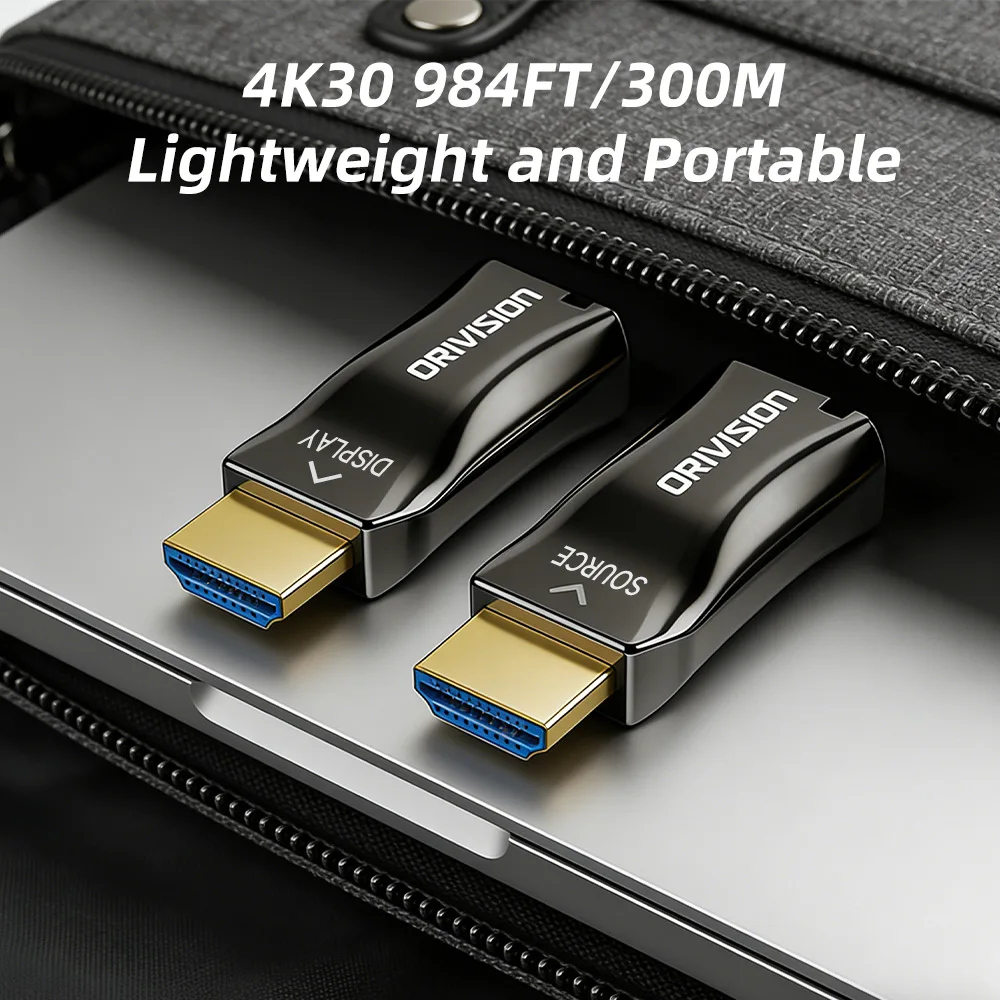 Mini 4K30 HDMI Fiber Optic Extender 984FT/300M Single Core Multi Mode OM3 HDMI over Fiber
Mini 4K30 HDMI Fiber Optic Extender 984FT/300M Single Core Multi Mode OM3 HDMI over Fiber
