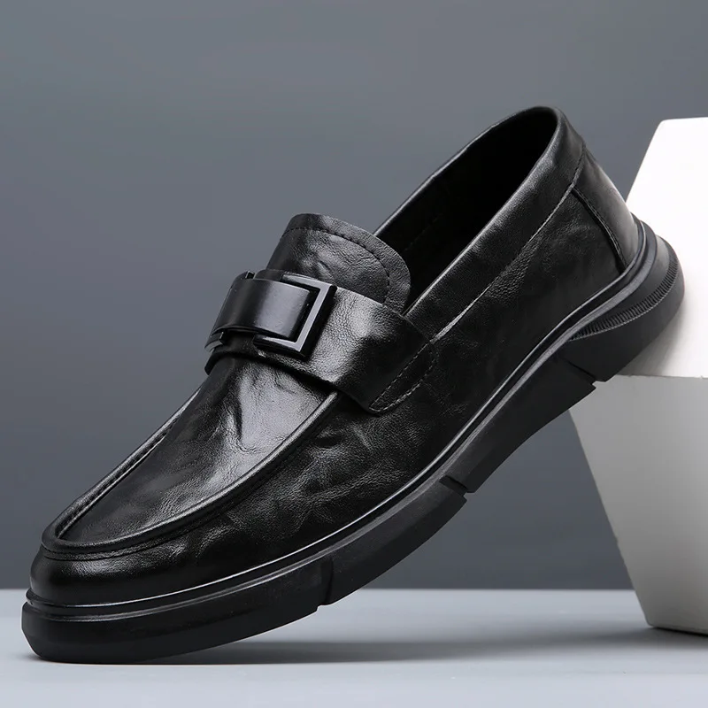 Luxury Brand Business Casual Leather Shoes Loafers for Men Thick Soled Shoes Man Moccasin Handmade Slip on Dress Shoes Men Part
Luxury Brand Business Casual Leather Shoes Loafers for Men Thick Soled Shoes Man Moccasin Handmade Slip on Dress Shoes Men Part