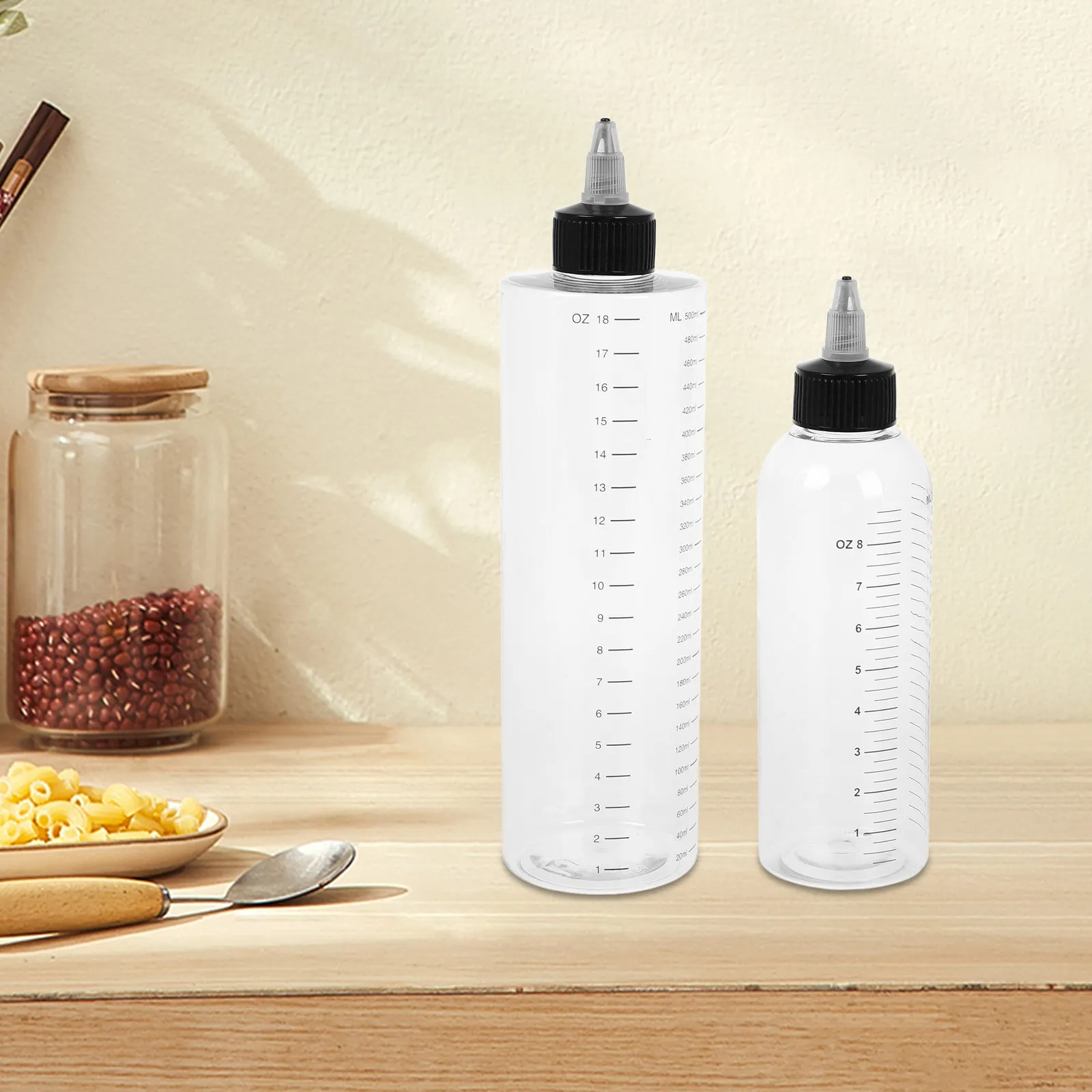 4pcs Clear Squeeze Bottles Measurement Marks Refillable Applicator Bottle For Hair Dye Oil Shampoo Scalp Oiling Grooming Tools
4pcs Clear Squeeze Bottles Measurement Marks Refillable Applicator Bottle For Hair Dye Oil Shampoo Scalp Oiling Grooming Tools