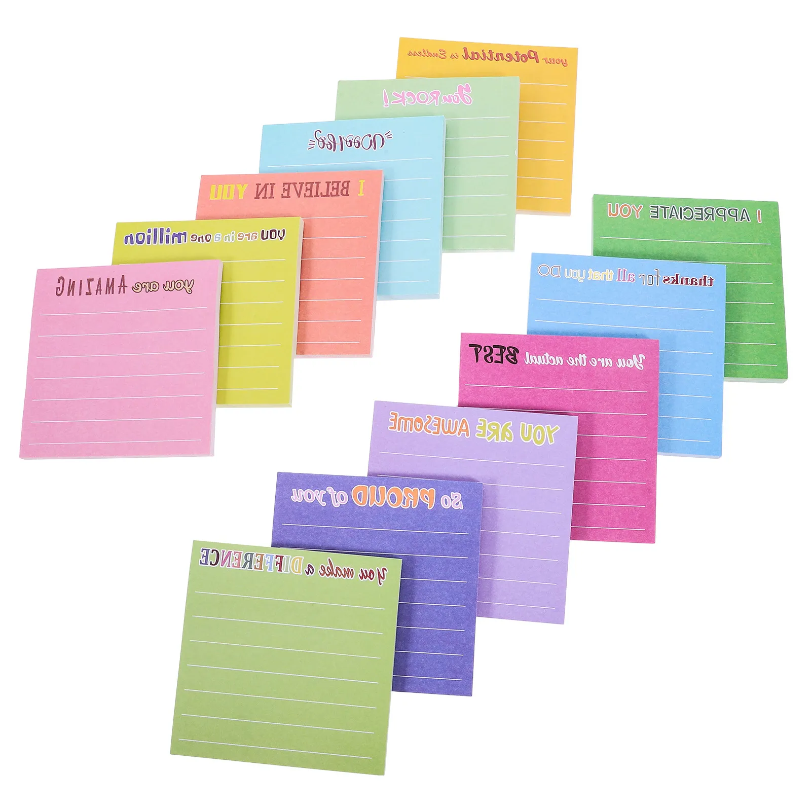 12Pcs Lovely Kawaii Sticky Memo Pads Compact Reusable Adhesive Note Pads Thick Smooth Paper Easy Carry No Residue for Study
12Pcs Lovely Kawaii Sticky Memo Pads Compact Reusable Adhesive Note Pads Thick Smooth Paper Easy Carry No Residue for Study