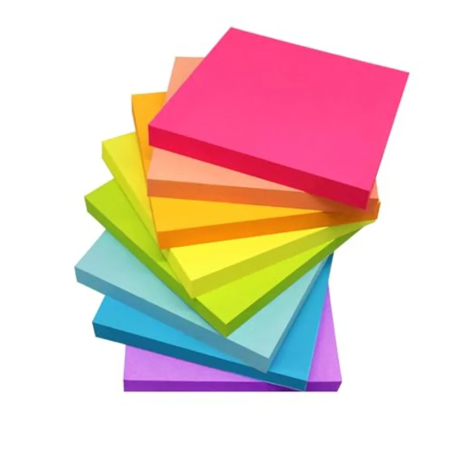 Sticky Notes 3x3 Inch, Bright Colors Self-Stick Pads, Easy to Post for Home, Office, Notebook, 2 Sheets/pad
Sticky Notes 3x3 Inch, Bright Colors Self-Stick Pads, Easy to Post for Home, Office, Notebook, 2 Sheets/pad