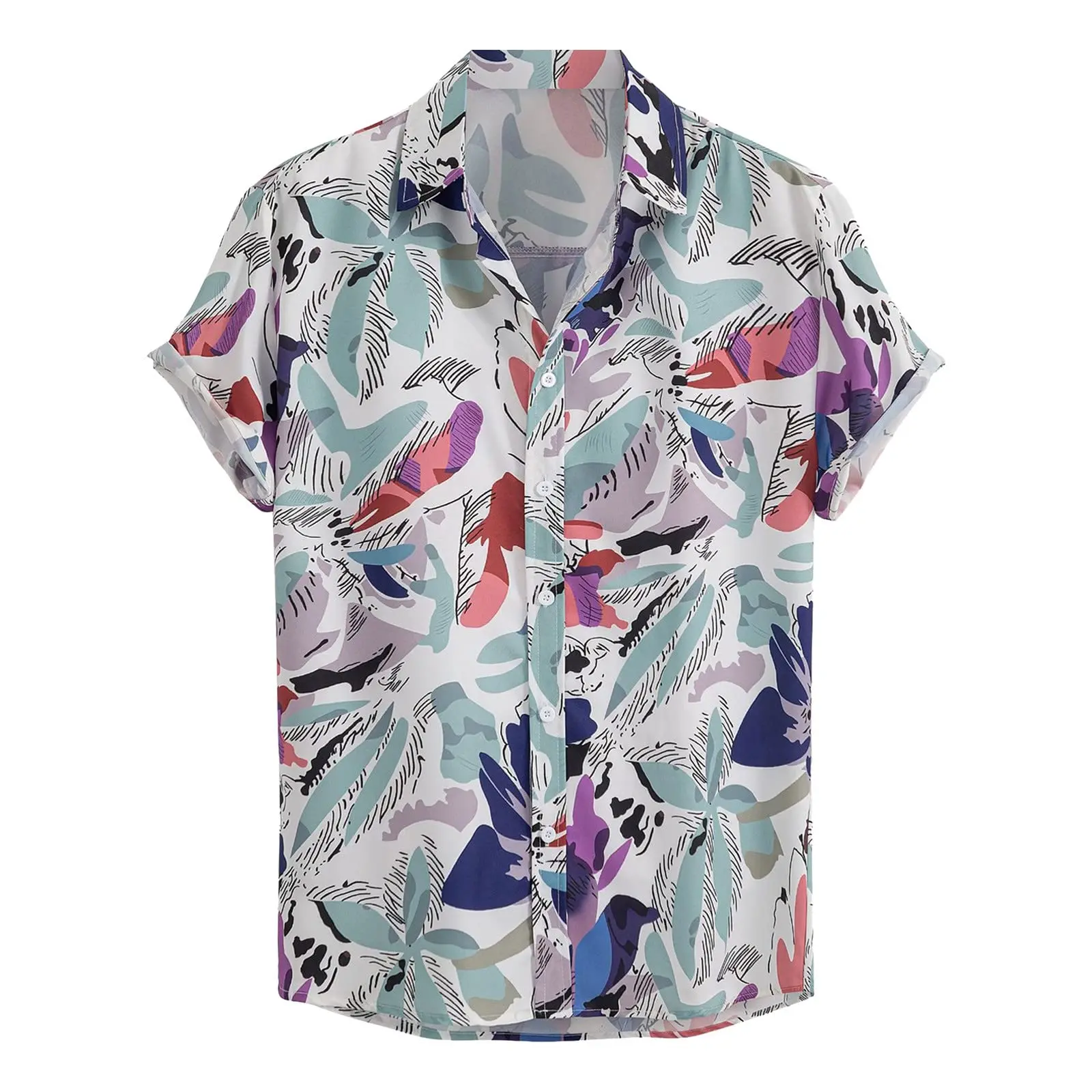 Men's Hawaiian Shirts Summer Casual Hawaiian Vacation Printed Button Lapel Short Sleeve Shirts Men's Short Sleeve Shirts
Men's Hawaiian Shirts Summer Casual Hawaiian Vacation Printed Button Lapel Short Sleeve Shirts Men's Short Sleeve Shirts