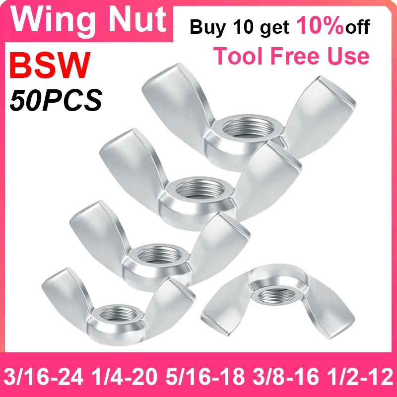 Wing Nuts Butterfly Nuts UK Standard BSW 3/16-24 1/4-20 5/16-18 3/8-16 1/2-12 Zinc Plated Carbon Steel Hand Tighten Wingnuts
Wing Nuts Butterfly Nuts UK Standard BSW 3/16-24 1/4-20 5/16-18 3/8-16 1/2-12 Zinc Plated Carbon Steel Hand Tighten Wingnuts