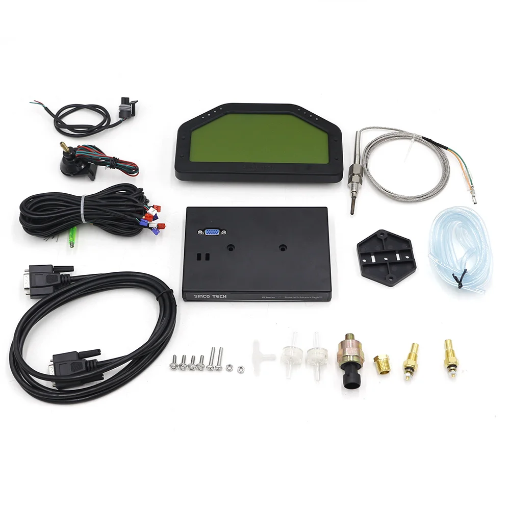 9 in 1 Rally Car Race Dash Dashboard Waterproof Dashboard Sensor Kit LCD Digital Car Racing Dash Display DO908
9 in 1 Rally Car Race Dash Dashboard Waterproof Dashboard Sensor Kit LCD Digital Car Racing Dash Display DO908
