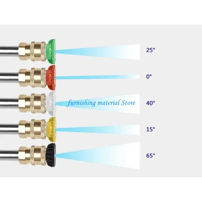 Y5GD Professional Metal Water Nozzle For Pressure Washer With 5Color Tips Car Clean
Y5GD Professional Metal Water Nozzle For Pressure Washer With 5Color Tips Car Clean