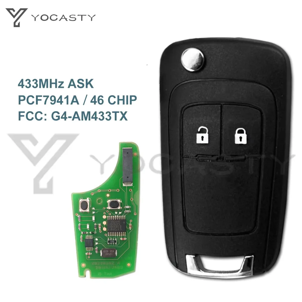 YOCASTY G4-AM433TX Remote Car Key 433MHz PCF7941A 46 Chip Fob For OPEL VAUXHALL Corsa D 2007 2008 2009 2010 2011 2012 2013 2014
YOCASTY G4-AM433TX Remote Car Key 433MHz PCF7941A 46 Chip Fob For OPEL VAUXHALL Corsa D 2007 2008 2009 2010 2011 2012 2013 2014