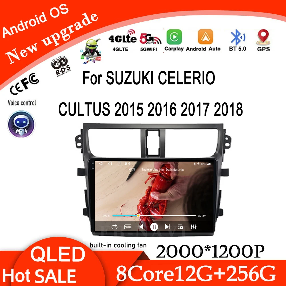 9 "для SUZUKI CELERIO CULTUS 2015 2016 2017 2018 Android 14 автомобильный радиоприемник мультимедийный плеер GPS-навигация Carplay Auto
9 "для SUZUKI CELERIO CULTUS 2015 2016 2017 2018 Android 14 автомобильный радиоприемник мультимедийный плеер GPS-навигация Carplay Auto