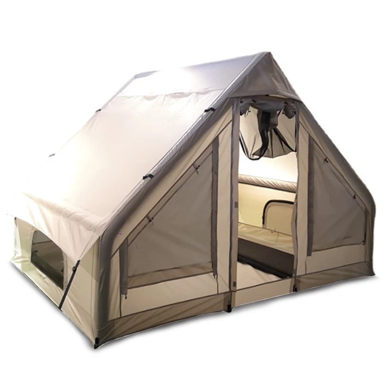 2-4 Person Cotton Bell Tent Inflatable Camping Tent Portable Outdoor Air Tube Bell Tent Quick Setting Without Poles
2-4 Person Cotton Bell Tent Inflatable Camping Tent Portable Outdoor Air Tube Bell Tent Quick Setting Without Poles