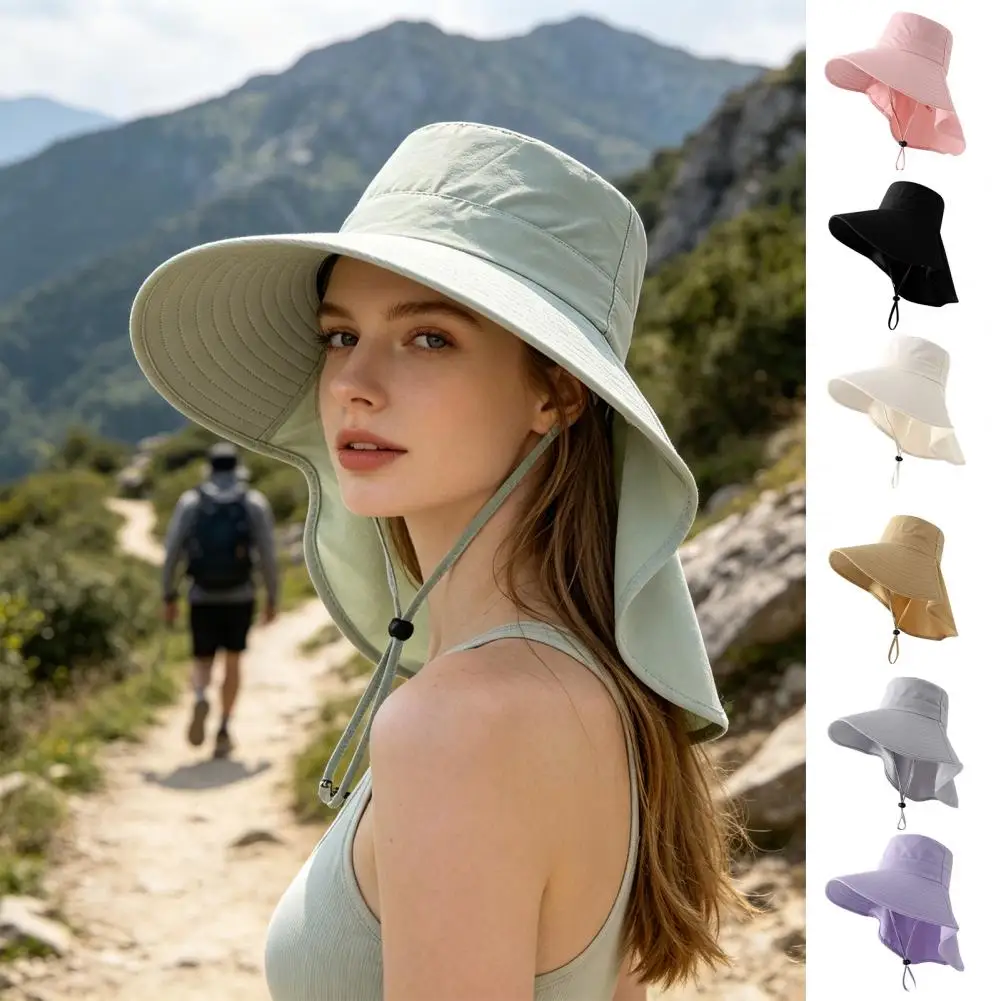 Wide Brim Foldable Sun Hat UPF50+ Waterproof Neck Flap Bucket Cap for Men Women Fishing Hiking Outdoor UV Protection
Wide Brim Foldable Sun Hat UPF50+ Waterproof Neck Flap Bucket Cap for Men Women Fishing Hiking Outdoor UV Protection