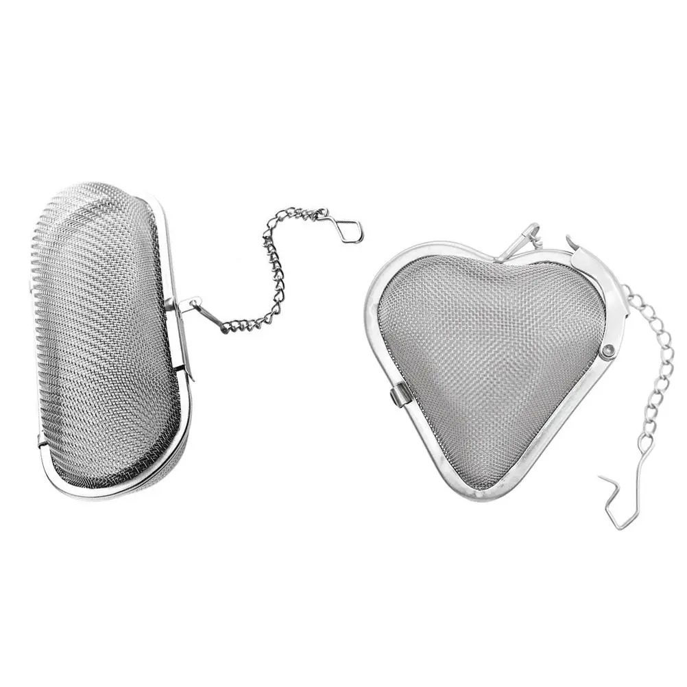 2 Pcs Stainless Steel Seasoning Balls Spice Strainer Kitchen Use Silver Filter Ball Anti Dropping Hook Uniform Hole Design Tea
2 Pcs Stainless Steel Seasoning Balls Spice Strainer Kitchen Use Silver Filter Ball Anti Dropping Hook Uniform Hole Design Tea