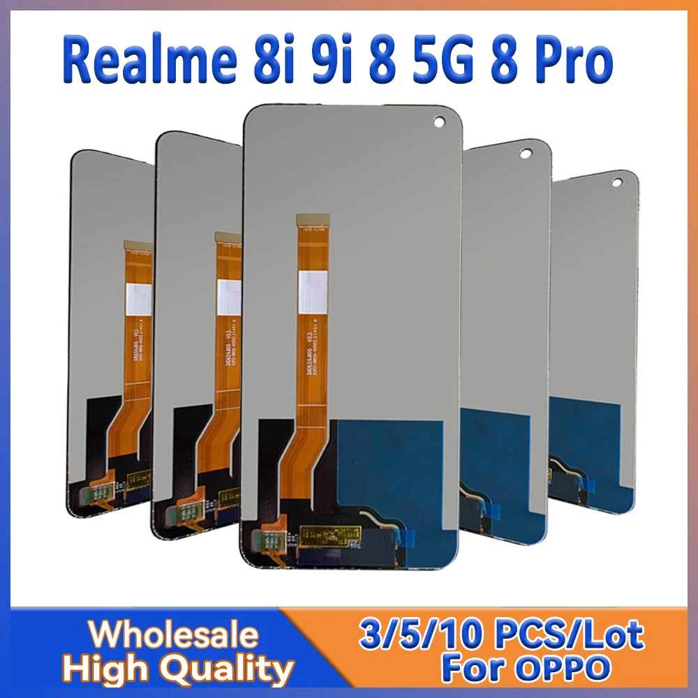 Wholesale Lot of 3/5/10 For OPPO Realme 8i 9i Lcd Display Screen With Touch Assembly Realme 8 Pro Realme 8 5G
Wholesale Lot of 3/5/10 For OPPO Realme 8i 9i Lcd Display Screen With Touch Assembly Realme 8 Pro Realme 8 5G