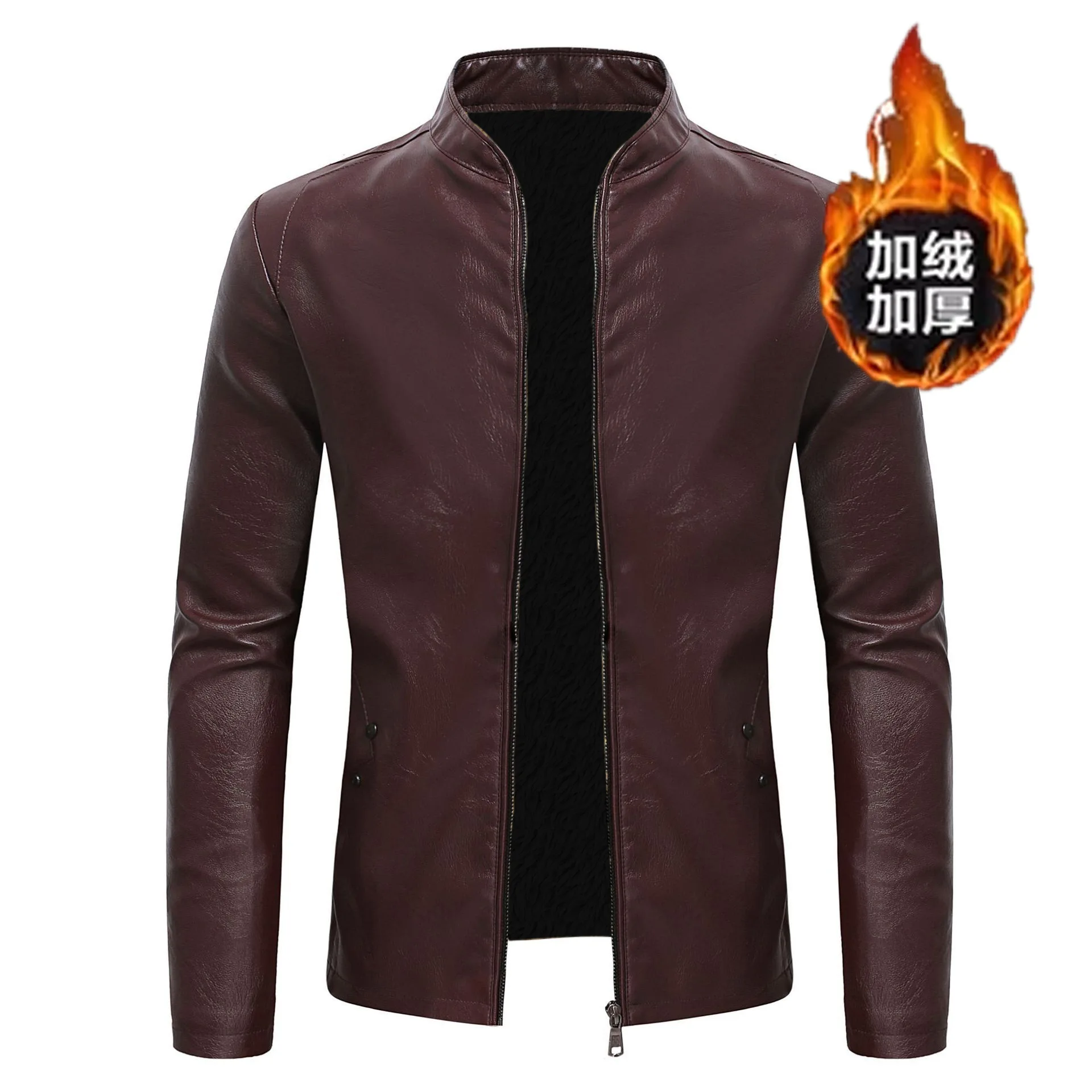 Новая мужская кожаная куртка-косуха 2023 года с воротником-стойкой, повседневная, на молнии, с длинным принтом, из искусственной кожи
Новая мужская кожаная куртка-косуха 2023 года с воротником-стойкой, повседневная, на молнии, с длинным принтом, из искусственной кожи