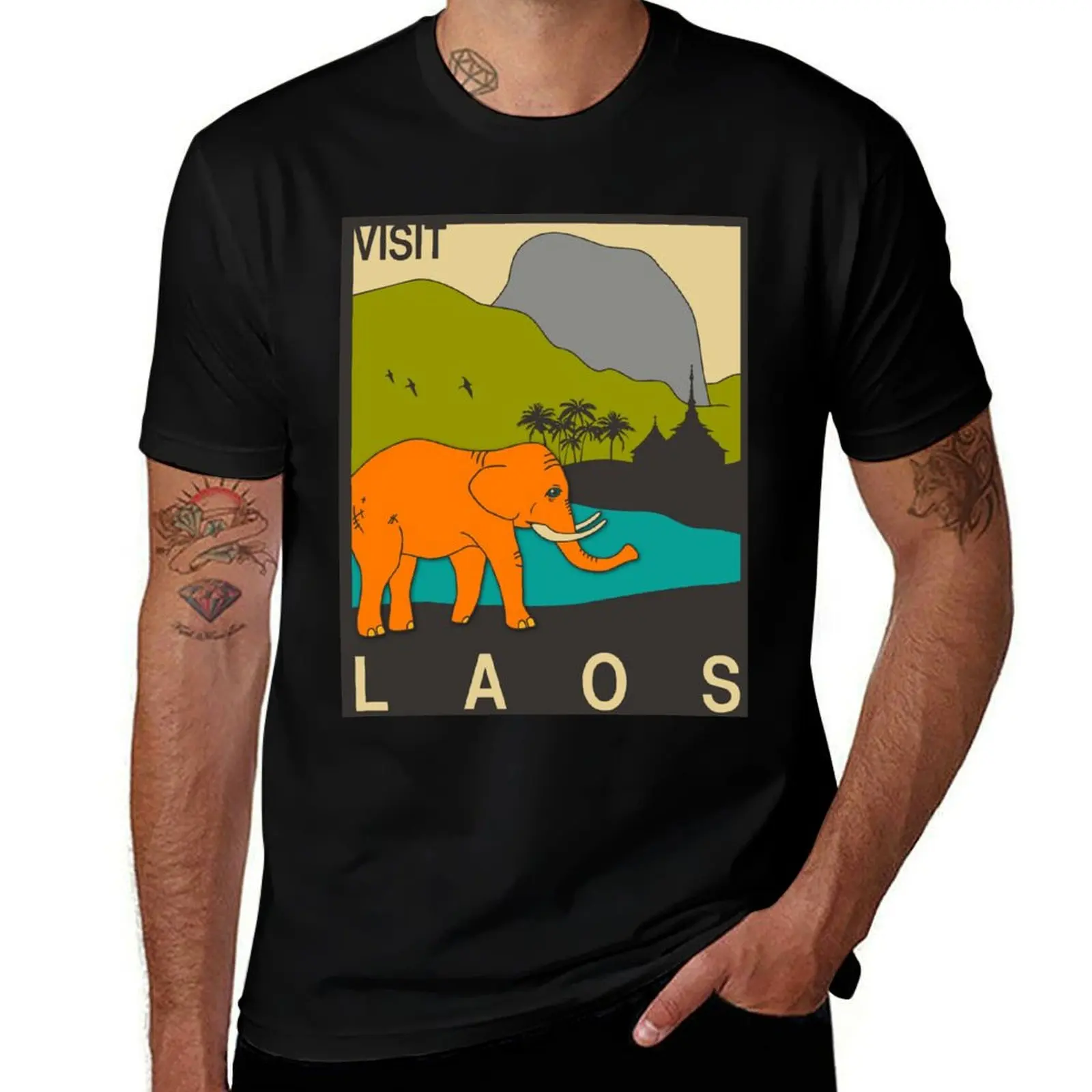 Laos T-Shirt cotton tshirt 100% man t shirt summer t shirt man plain T-shirt
Laos T-Shirt cotton tshirt 100% man t shirt summer t shirt man plain T-shirt