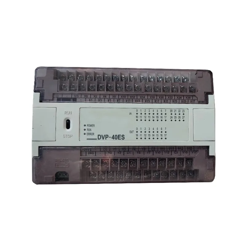 PLC Controller DVP40ES00R2 PLC Industrial Controls CPU Module Stock in Warehouse
PLC Controller DVP40ES00R2 PLC Industrial Controls CPU Module Stock in Warehouse