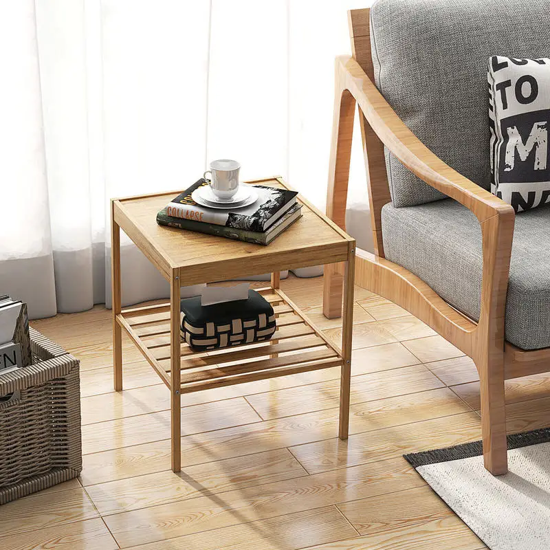 2 Pieces 2 Tiers Bamboo Nightstand for Living Room Bedroom-Natural
2 Pieces 2 Tiers Bamboo Nightstand for Living Room Bedroom-Natural