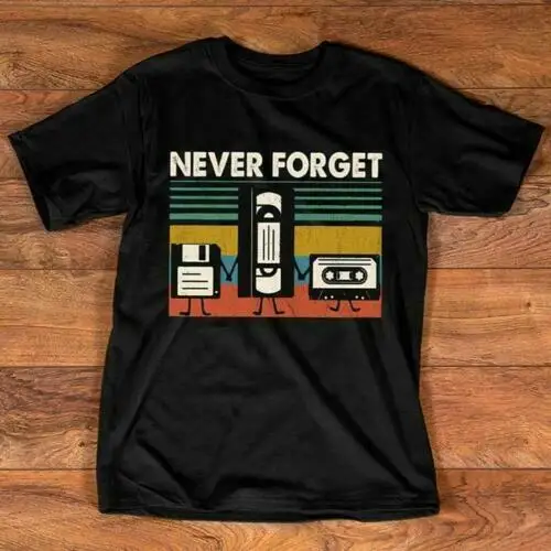 Cassette Never Forget Funny Vintage T-Shirt 100% Cotton O-Neck Summer Short Sleeve Casual Mens T-shirt Size S-3XL
Cassette Never Forget Funny Vintage T-Shirt 100% Cotton O-Neck Summer Short Sleeve Casual Mens T-shirt Size S-3XL