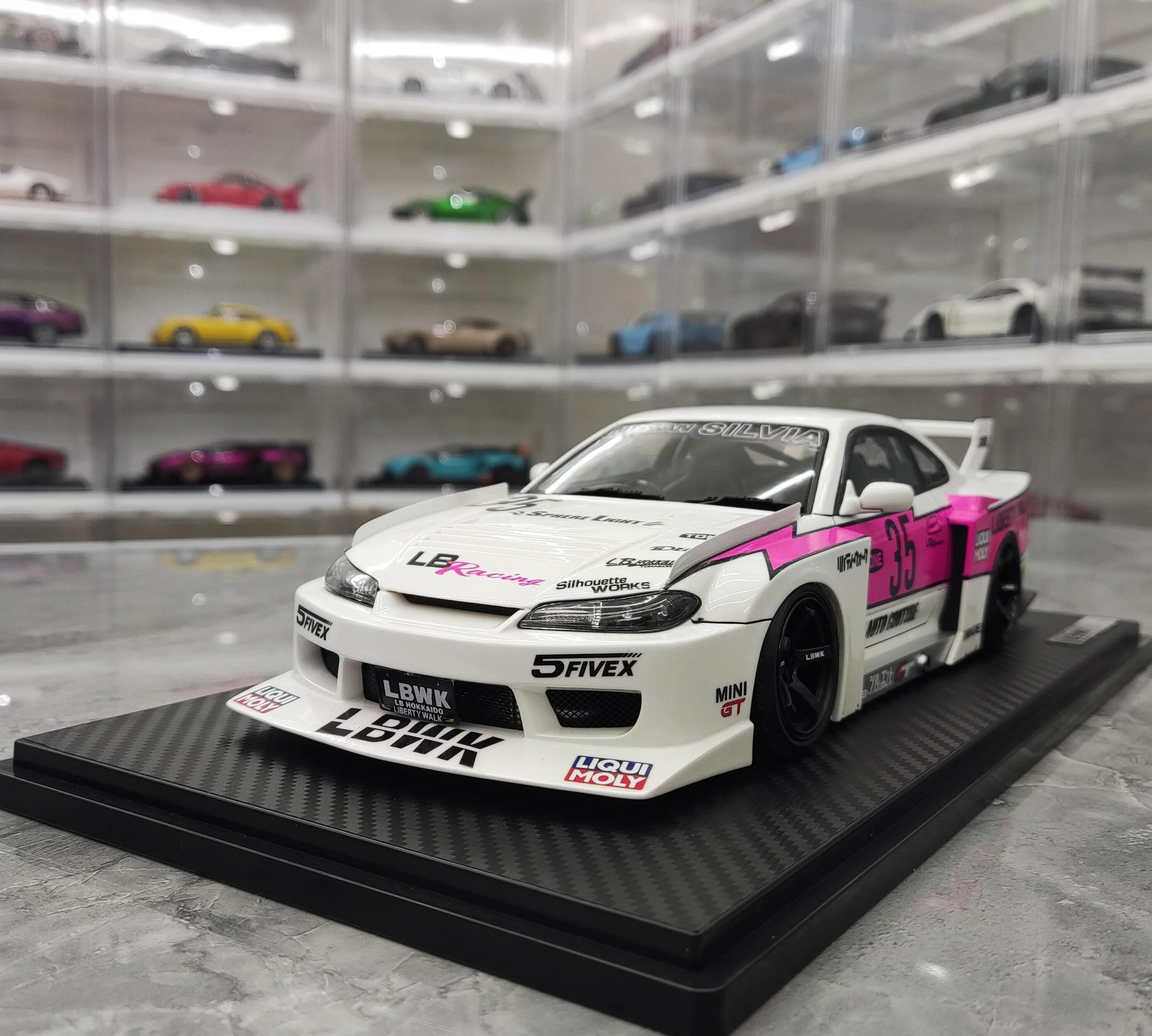 IG 1:18 S15 LBWK Silhouette SILVIA JDM Simulation Limited Edition Resin Metal Static Car Model Toy Gift
IG 1:18 S15 LBWK Silhouette SILVIA JDM Simulation Limited Edition Resin Metal Static Car Model Toy Gift