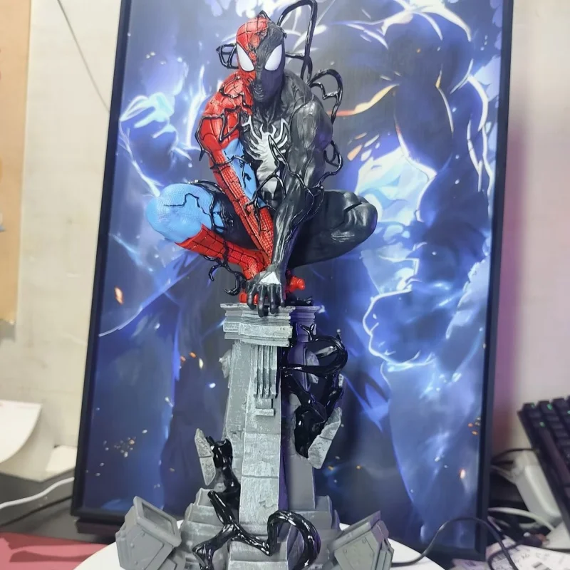 38 см Marvel Человек-Паук, симбиоз, фигурки от яда, положение на корточках, светящаяся модель, орнамент ручной работы, игрушка, детский подарок
38 см Marvel Человек-Паук, симбиоз, фигурки от яда, положение на корточках, светящаяся модель, орнамент ручной работы, игрушка, детский подарок