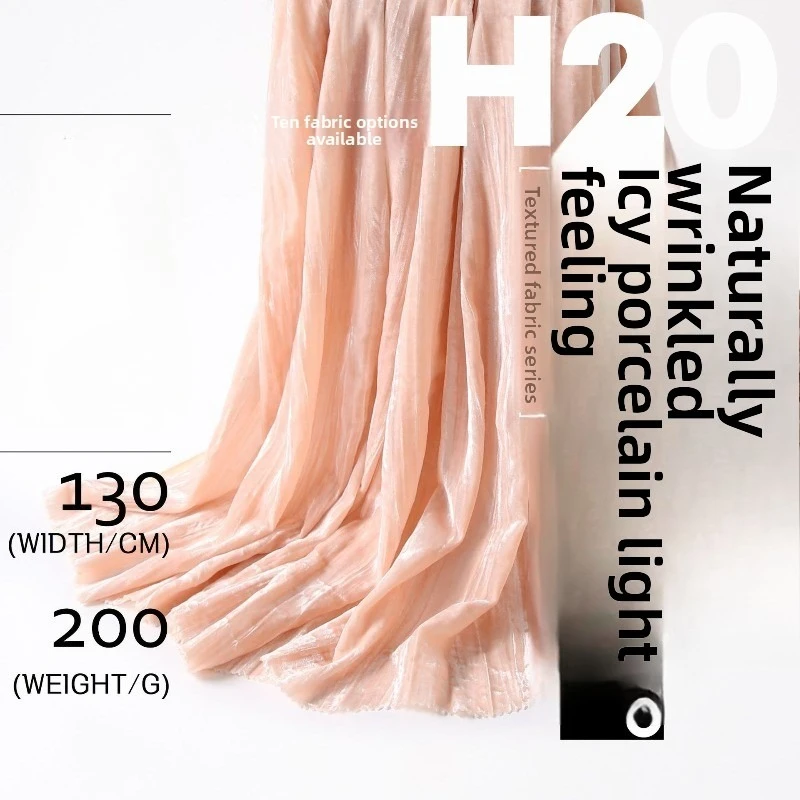 Drape Soft Stripe Crushed Pleating Fabric for Dress Set Pants Clothing Design Cloht Diy By The Yard Sewing Material
Drape Soft Stripe Crushed Pleating Fabric for Dress Set Pants Clothing Design Cloht Diy By The Yard Sewing Material