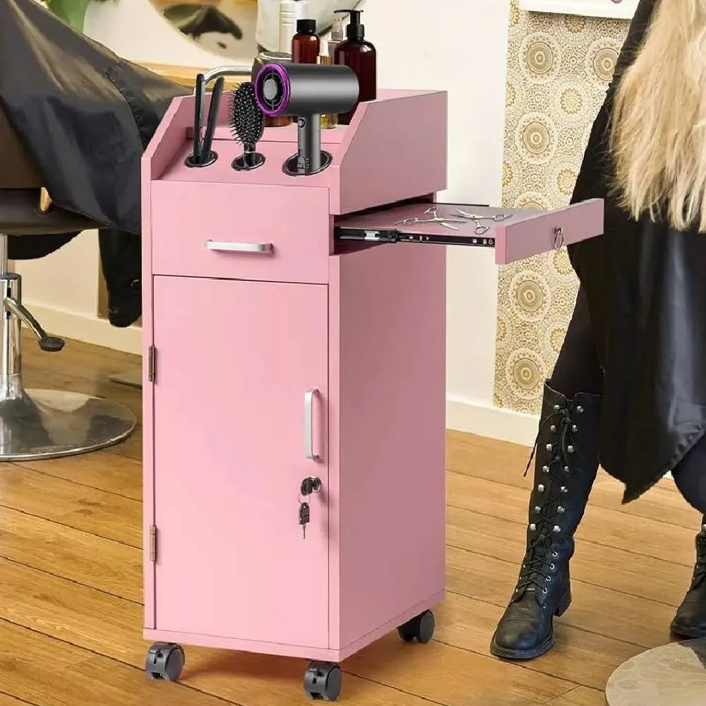 Salon Trolley Hair Stylist Cart Beauty Storage Organizer Barber Station w/Drawer
Salon Trolley Hair Stylist Cart Beauty Storage Organizer Barber Station w/Drawer
