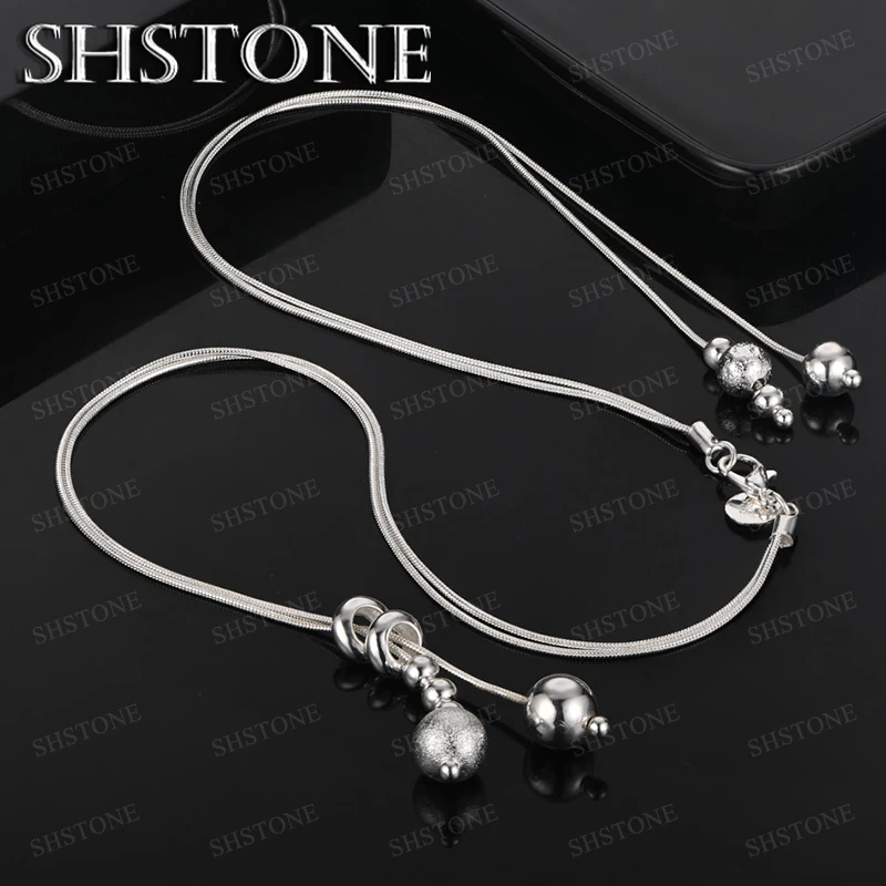 Fine 925 sterling silver Necklace for Men Women Silver Jewelry Party Gifts Fashion Charm Delicate Compact Accessories
Fine 925 sterling silver Necklace for Men Women Silver Jewelry Party Gifts Fashion Charm Delicate Compact Accessories