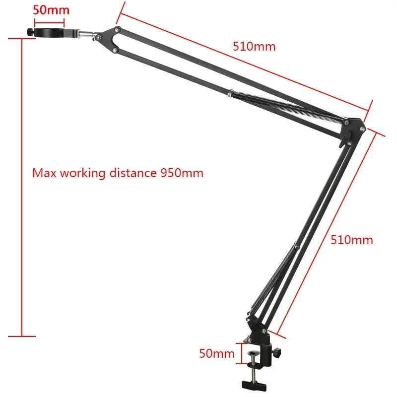Microscope Video Camera Webcam Desktop Arm Stand Adjustable Boom Table Working Hanger Cantilever Stand Holder 1/4 6mm 40Ring
Microscope Video Camera Webcam Desktop Arm Stand Adjustable Boom Table Working Hanger Cantilever Stand Holder 1/4 6mm 40Ring
