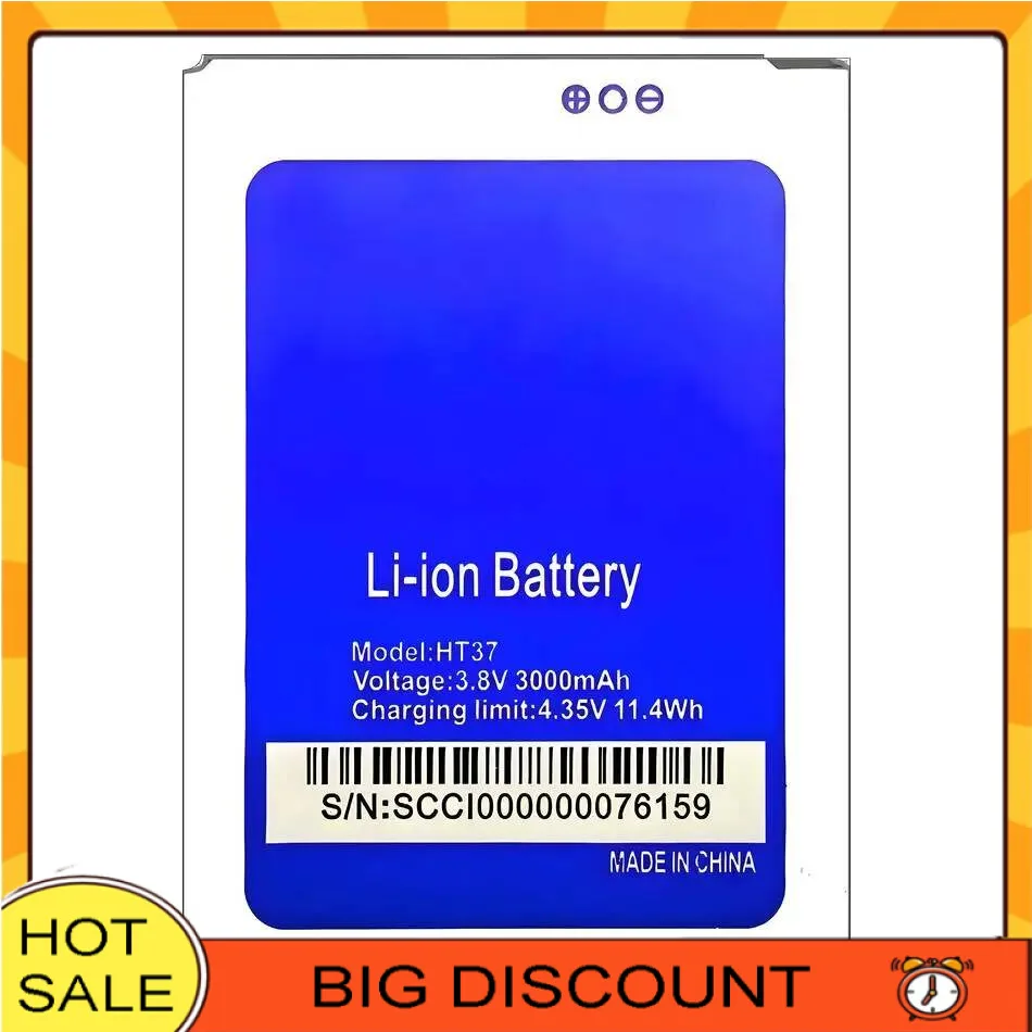 Mobile Phone Battery 3000Mah Premium Replacement For Homtom HT37 Pro Safe
Mobile Phone Battery 3000Mah Premium Replacement For Homtom HT37 Pro Safe