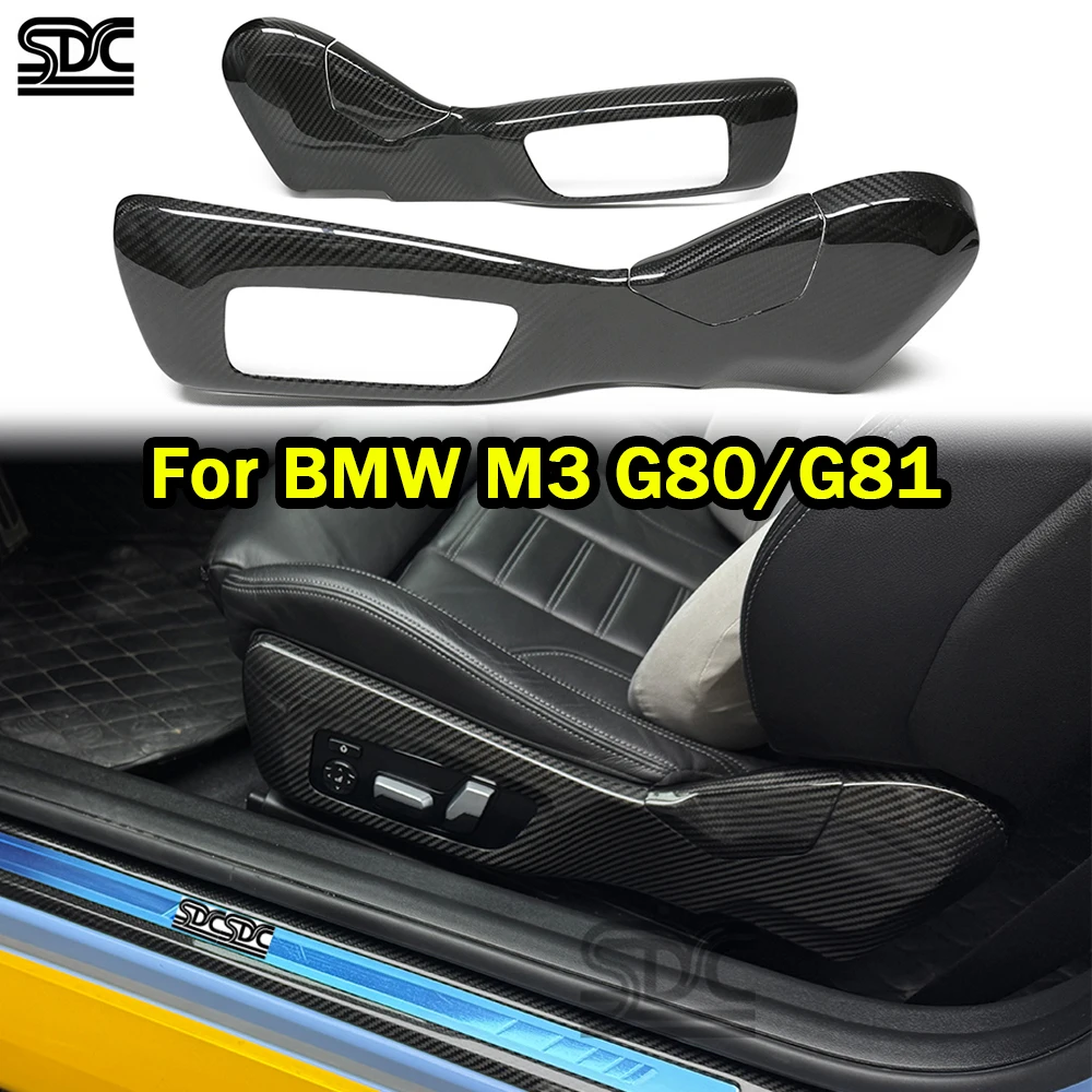 For BMW M3 G80 Sedan G81 M3 Touring 2021+ Real Dry Carbon Fibre Seat Side Control Trim Covers 4 Pcs/set Add on
For BMW M3 G80 Sedan G81 M3 Touring 2021+ Real Dry Carbon Fibre Seat Side Control Trim Covers 4 Pcs/set Add on