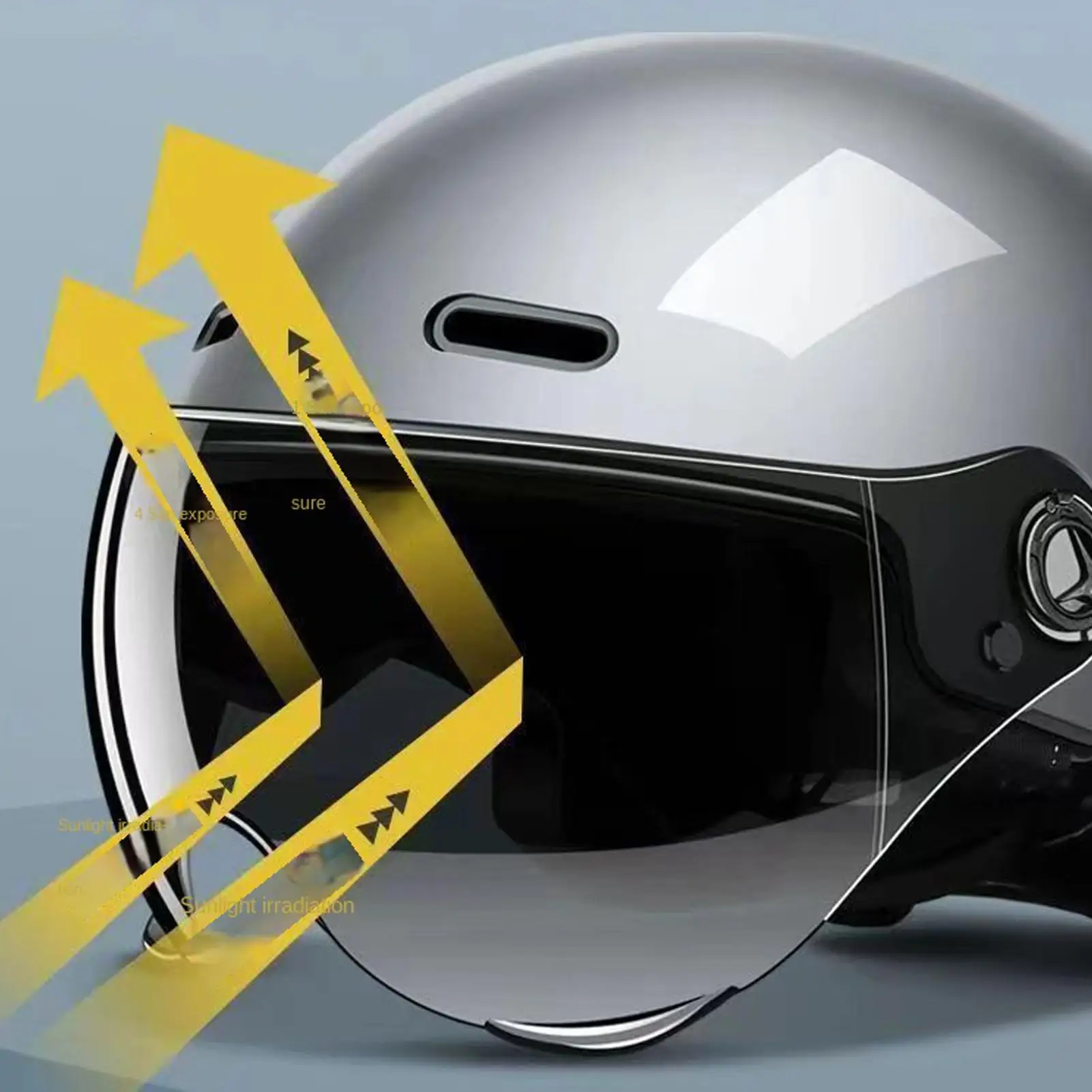 Bicycle Safety Helmet Shield Unisex Adult Children Electric Motorcycle Half Helmet with Goggles for Urban Ride Outdoor Cycling
Bicycle Safety Helmet Shield Unisex Adult Children Electric Motorcycle Half Helmet with Goggles for Urban Ride Outdoor Cycling