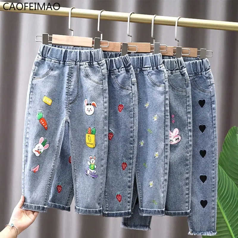 Girls Jeans Pants Kids Denim Trousers Children Casual Cartoon Jeans Autumn Winter Toddler Baby Girl Clothes for 2-6 Years
Girls Jeans Pants Kids Denim Trousers Children Casual Cartoon Jeans Autumn Winter Toddler Baby Girl Clothes for 2-6 Years