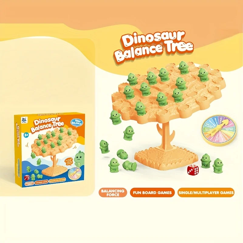 1Set Dinosaur Balance Tree Game, Educational Kids Board Toy with Storage Bag, Family Party & Birthday Gift
1Set Dinosaur Balance Tree Game, Educational Kids Board Toy with Storage Bag, Family Party & Birthday Gift