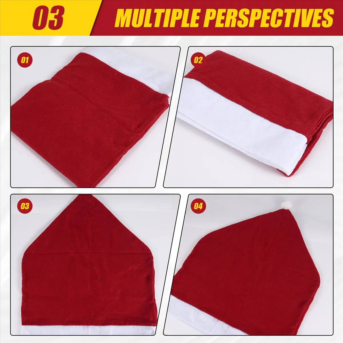 【Секь-только!】6 шт. рождественские чехлы на стулья, чехлы на стулья с шляпой Санта-Клауса для столовой, праздничные рождественские украшения, красный цвет
【Секь-только!】6 шт. рождественские чехлы на стулья, чехлы на стулья с шляпой Санта-Клауса для столовой, праздничные рождественские украшения, красный цвет