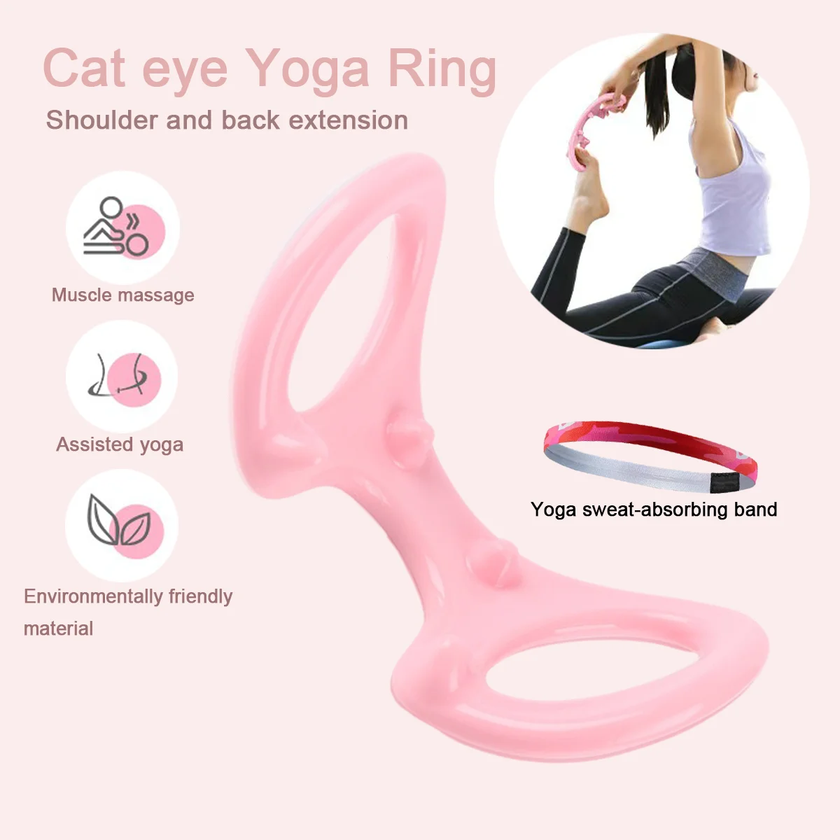 Cat-like Yoga Circle Pilates Stretch Ring Home Women Fitness Equipment Muscle Massage Exercise Yoga Assisted Open Back
Cat-like Yoga Circle Pilates Stretch Ring Home Women Fitness Equipment Muscle Massage Exercise Yoga Assisted Open Back