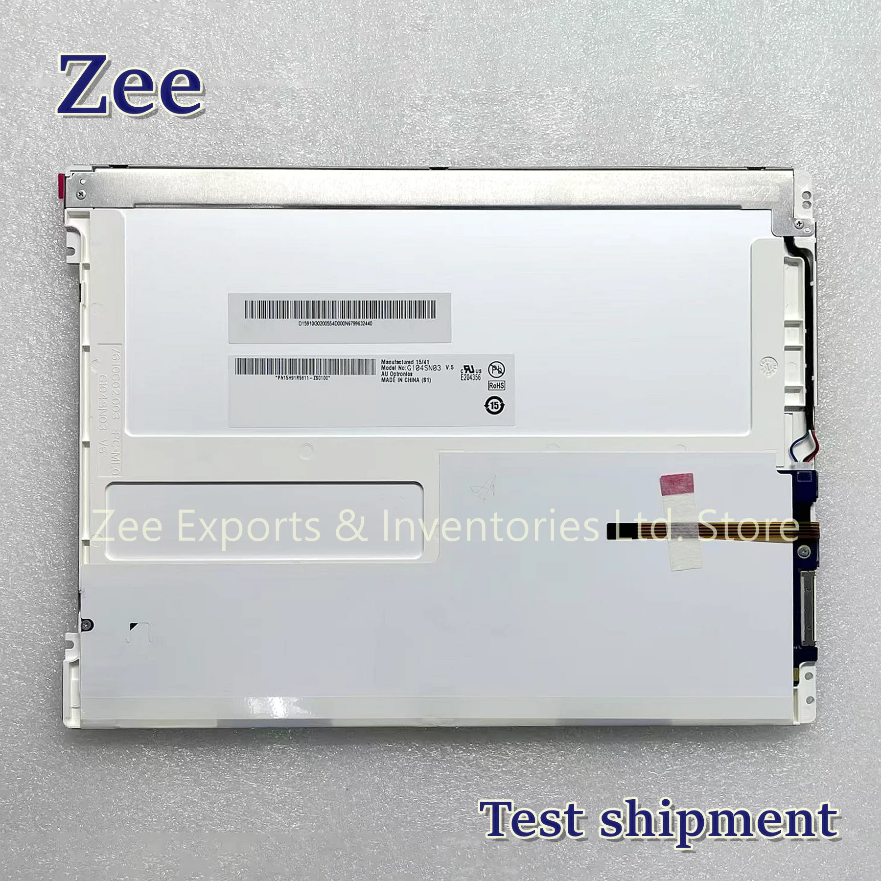 G104SN03 V.5 10.4 Inch LCD Screen Display Panel with touch scree 100% Tested for Shipping
G104SN03 V.5 10.4 Inch LCD Screen Display Panel with touch scree 100% Tested for Shipping
