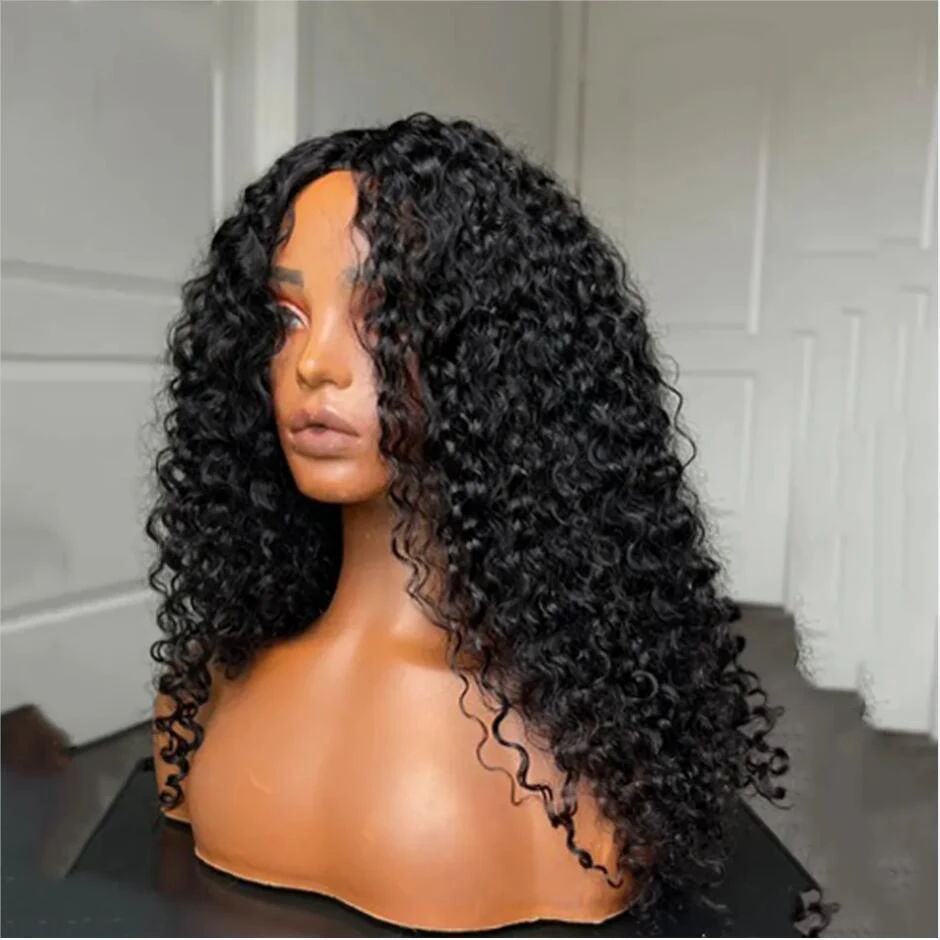 Natural Black Soft 180Density Glueless Kinky Curly Lace Front Wig For Women BabyHair 26Inch Long Heat Resistant Preplucked Daily
Natural Black Soft 180Density Glueless Kinky Curly Lace Front Wig For Women BabyHair 26Inch Long Heat Resistant Preplucked Daily