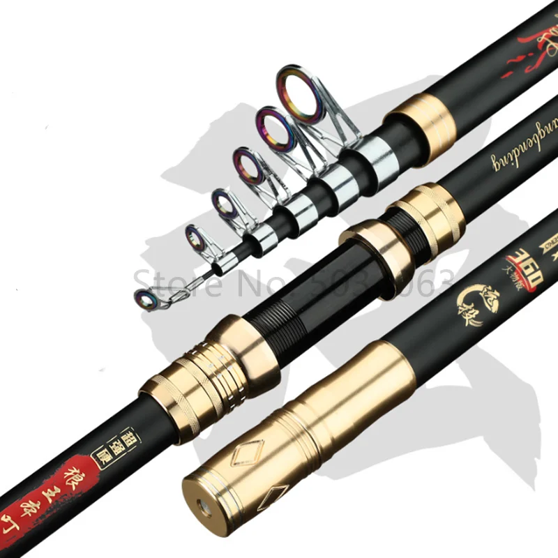 Portable Rotary Fishing Rod Telescopic 2.4m, 2.7m, 3.6m, 3.9m, 4.5m, Travel Sea Boat Rock High Quality New
Portable Rotary Fishing Rod Telescopic 2.4m, 2.7m, 3.6m, 3.9m, 4.5m, Travel Sea Boat Rock High Quality New