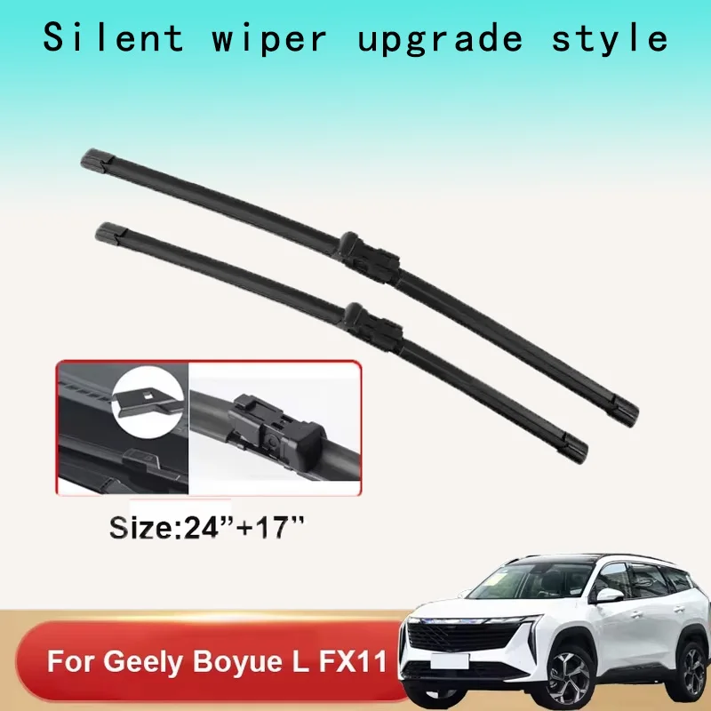 Car Wiper Blades For Geely Boyue L FX11 2023 SUV Car Accessories Front Windscreen Wiper Blade Brushes Cutter Goods
Car Wiper Blades For Geely Boyue L FX11 2023 SUV Car Accessories Front Windscreen Wiper Blade Brushes Cutter Goods