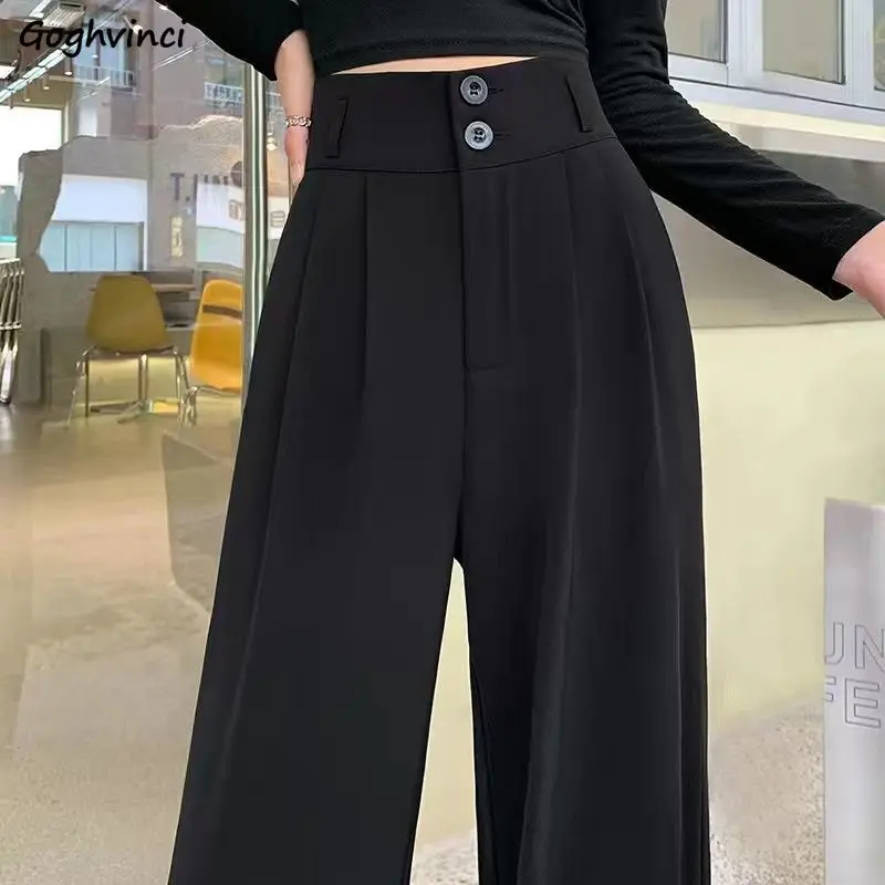 Wide Leg Pants Women High Waist Solid Sagging Sensation All-match Trendy Streetwear Spring Summer Casual Trousers Ulzzang Chic
Wide Leg Pants Women High Waist Solid Sagging Sensation All-match Trendy Streetwear Spring Summer Casual Trousers Ulzzang Chic