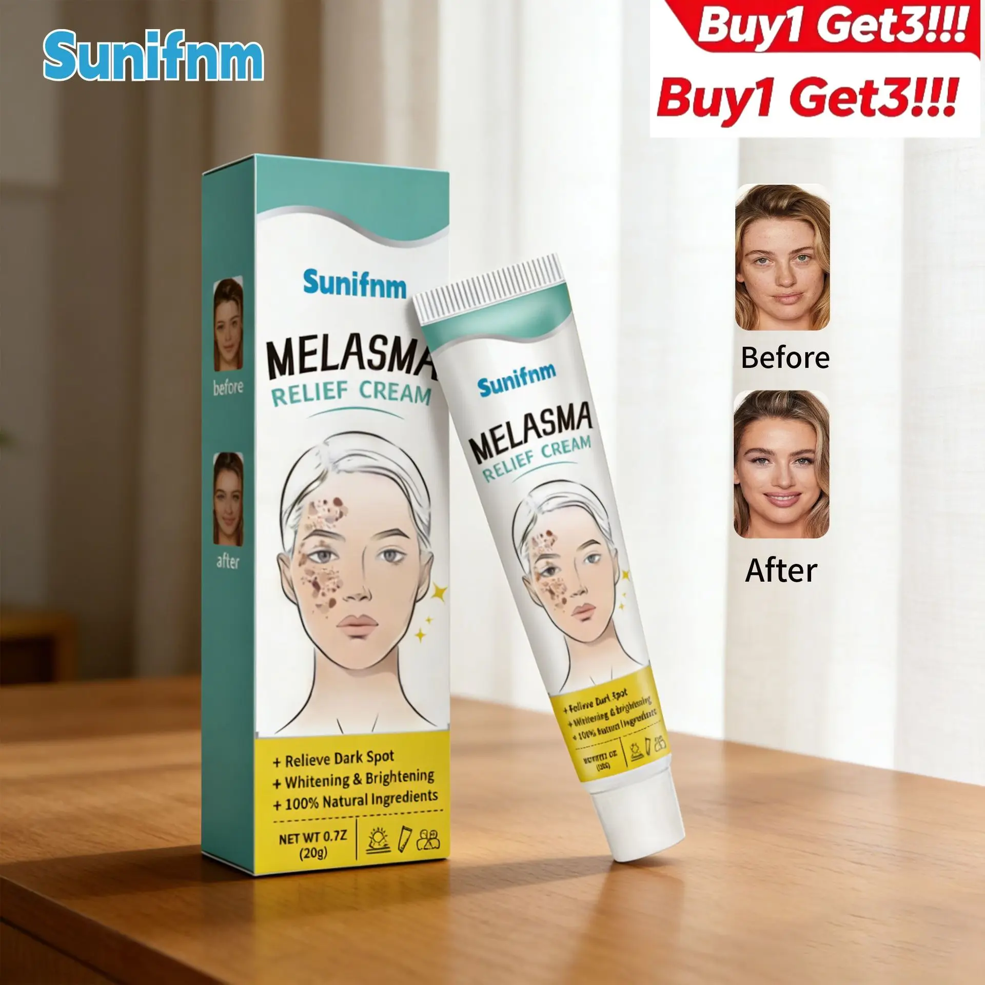Buy 1 Get 3 Facial Skin Care Cream Gentle Beauty Care Cream for Face
Buy 1 Get 3 Facial Skin Care Cream Gentle Beauty Care Cream for Face