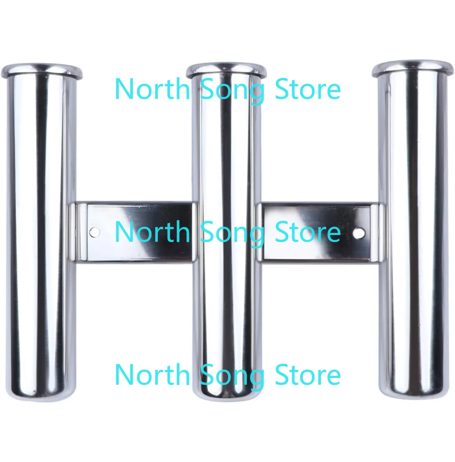 Wall Mounted Fishing Rod Holder, Stainless Steel 3 Linked Tubes Vertical Fishing Pole Holder, Holds 3 Rods for Marine Boat Yacht
Wall Mounted Fishing Rod Holder, Stainless Steel 3 Linked Tubes Vertical Fishing Pole Holder, Holds 3 Rods for Marine Boat Yacht
