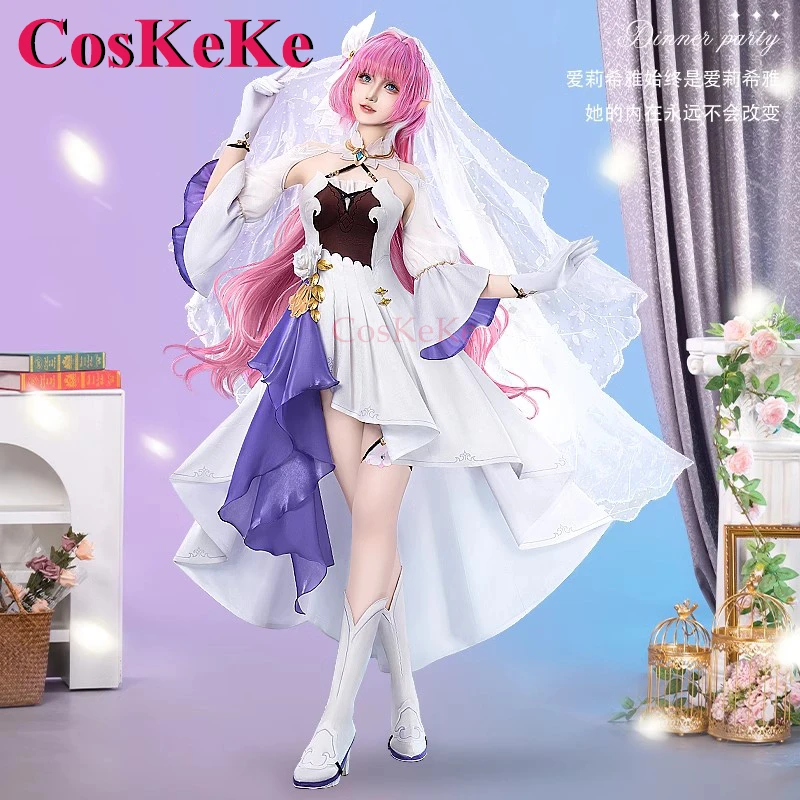 CosKeKe Elysia Косплей Игра Honkai Impact 3, костюм Pure Love, милое элегантное торжественное платье, одежда для ролевых игр, S-XL
CosKeKe Elysia Косплей Игра Honkai Impact 3, костюм Pure Love, милое элегантное торжественное платье, одежда для ролевых игр, S-XL