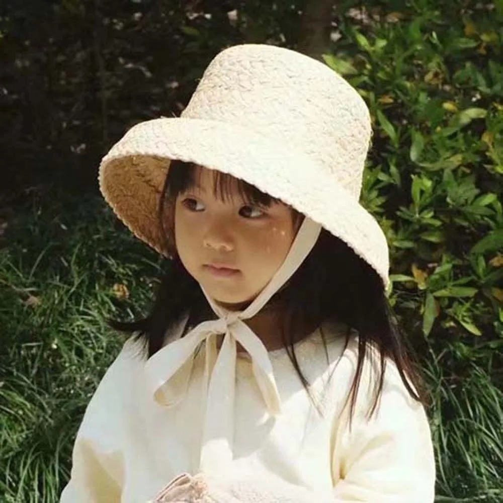 Large Brim Children Straw Hat with Windproof Rope Rounded Toddler Beach Hat with Lace Breathable Sunshade Straw Cap Summer
Large Brim Children Straw Hat with Windproof Rope Rounded Toddler Beach Hat with Lace Breathable Sunshade Straw Cap Summer