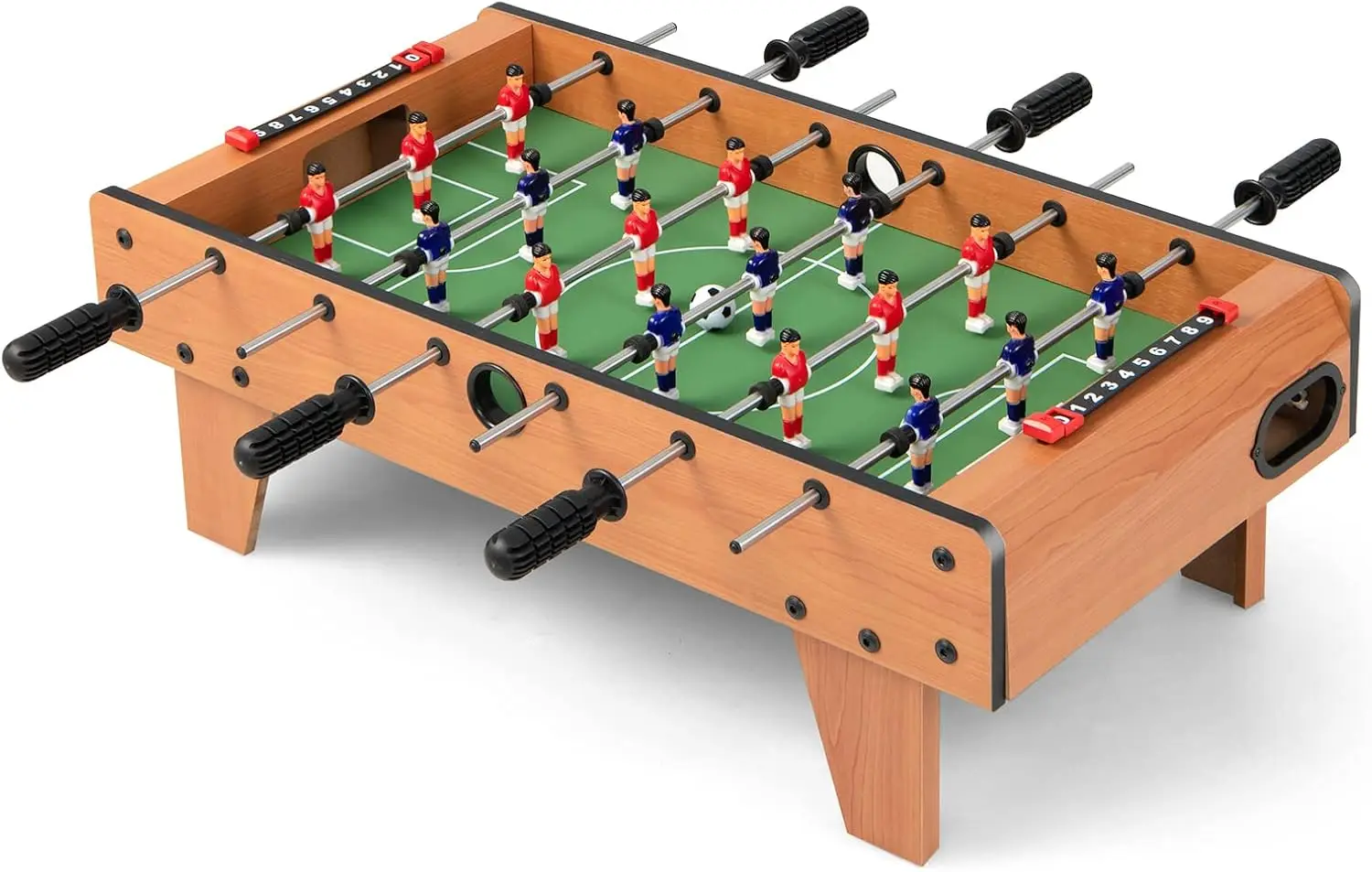 27" Wooden Foosball Table, Easy Assembly Soccer Game Set for Game Room, Parties, Family Night
27" Wooden Foosball Table, Easy Assembly Soccer Game Set for Game Room, Parties, Family Night