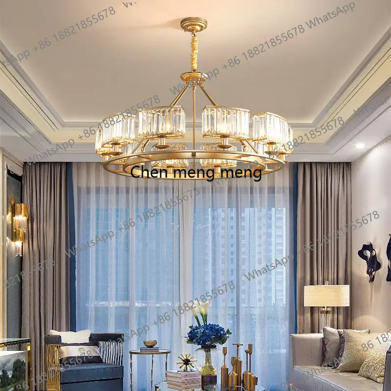 Living room crystal chandelier modern simple atmosphere dining room light bar table Nordic crystal lamps
Living room crystal chandelier modern simple atmosphere dining room light bar table Nordic crystal lamps