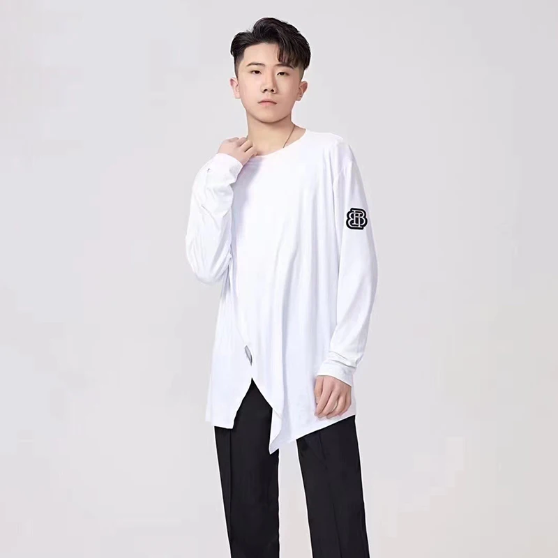 New Latin Dance Shirts Loose Round Neck Long Sleeved Practice Clothes Chacha Rumba Tango Dress Latin Dance Costumes DQS14080
New Latin Dance Shirts Loose Round Neck Long Sleeved Practice Clothes Chacha Rumba Tango Dress Latin Dance Costumes DQS14080