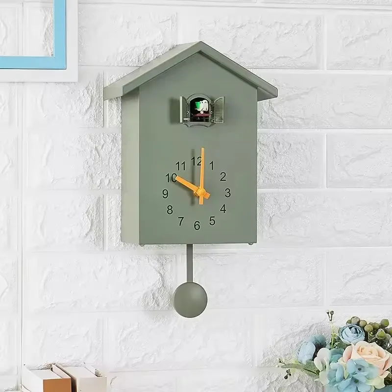 20x25cm Modern Cuckoo Wall Clock - Plastic Bird Design Silent Quartz Art Deco Home Decor for Living Room, Bedroom, Office Gift
20x25cm Modern Cuckoo Wall Clock - Plastic Bird Design Silent Quartz Art Deco Home Decor for Living Room, Bedroom, Office Gift