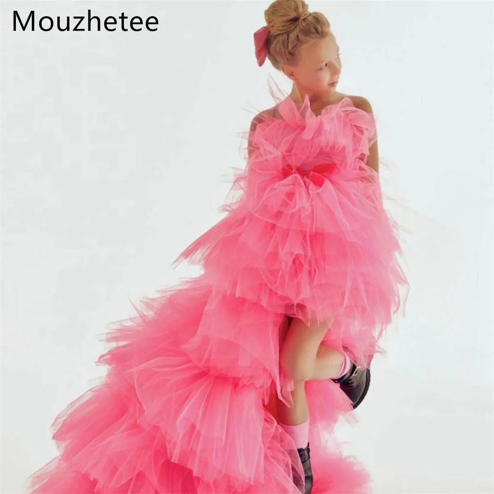 Платья для девочек Mouzhetee A-Line, розовые, простые, из тюля, с цветами, для свадеб и вечеринок, выпускные платья для девочек, на заказ
Платья для девочек Mouzhetee A-Line, розовые, простые, из тюля, с цветами, для свадеб и вечеринок, выпускные платья для девочек, на заказ